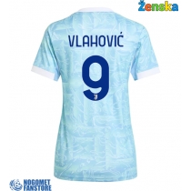 Juventus Dusan Vlahovic #9 Gostujuci Dres za Ženska 2025-26 Kratak Rukav